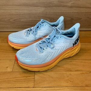Hoka Clifton 8 Women's Sneakers in Blue - Size 8.5 wide